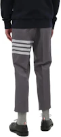 Purchase Thom Browne SS22 Grey Stripe Print Casual Pants (Fall Collection). MTC001H-07890-035