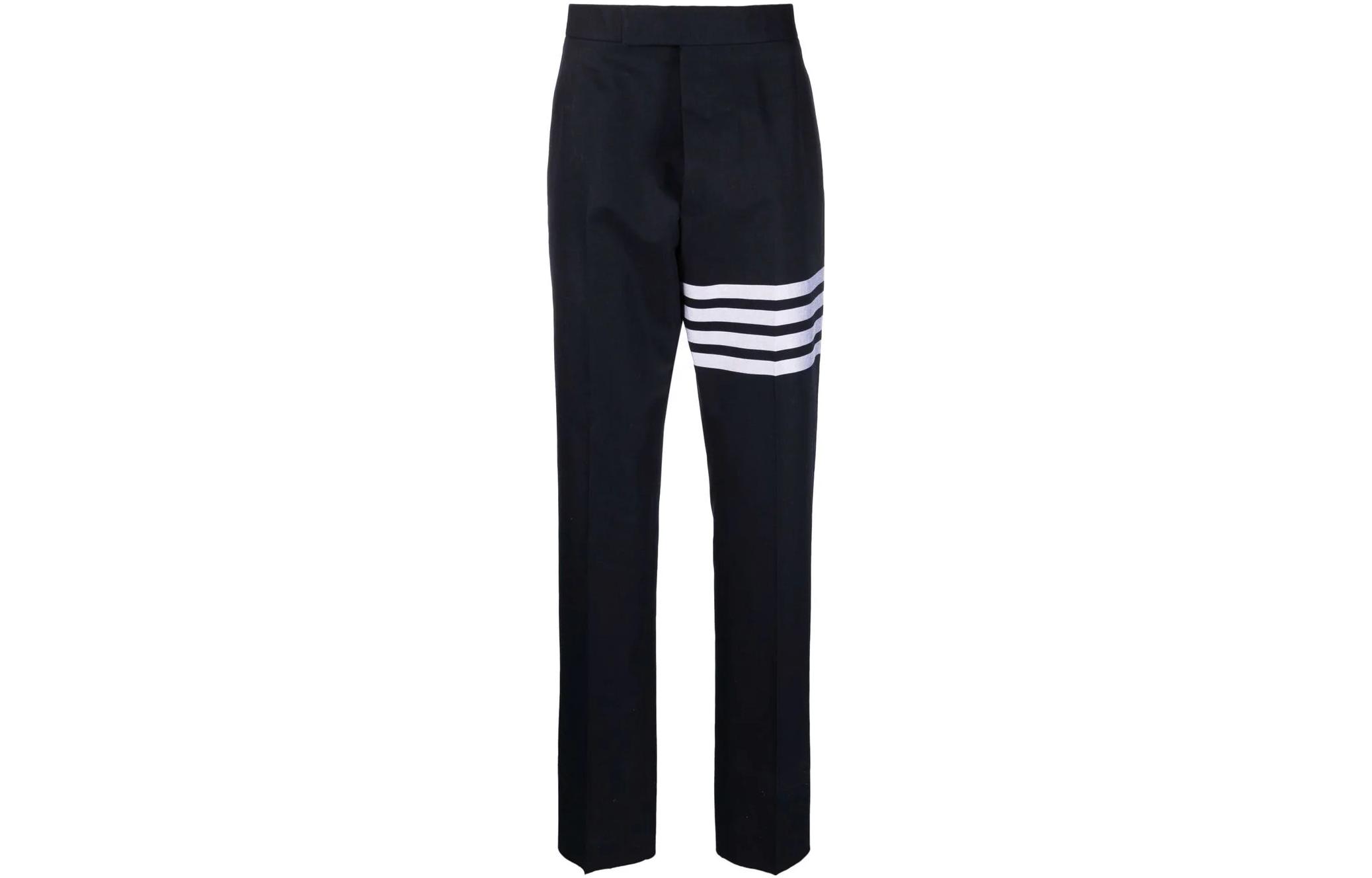 Order 汤姆布朗 SS22 海军蓝4条杠休闲裤 MTC001H-07890-415