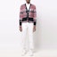 Lookbook THOM BROWNE SS22 Plaid Cashmere Sweater Multicolor MKC384AY2007-960