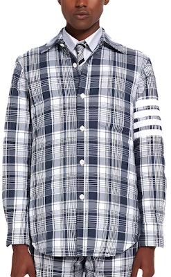 THOM BROWNE SS22 Jaket Down Single-Breasted Abu-Abu. MJD089-X07847-415 Buy THOM BROWNE SS22 Jaket Down Single-Breasted Abu-Abu. MJD089-X07847-415