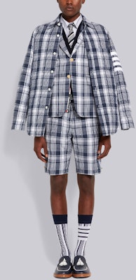 THOM BROWNE SS22 Jaket Down Single-Breasted Abu-Abu. MJD089-X07847-415 Shop THOM BROWNE SS22 Jaket Down Single-Breasted Abu-Abu. MJD089-X07847-415