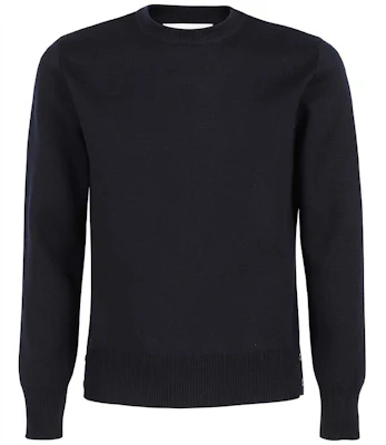 THOM BROWNE SS22 Sweater Wol Slim Fit Bordir Logo Biru MKA345A-Y1002-415 Lookbook THOM BROWNE SS22 Sweater Wol Slim Fit Bordir Logo Biru MKA345A-Y1002-415