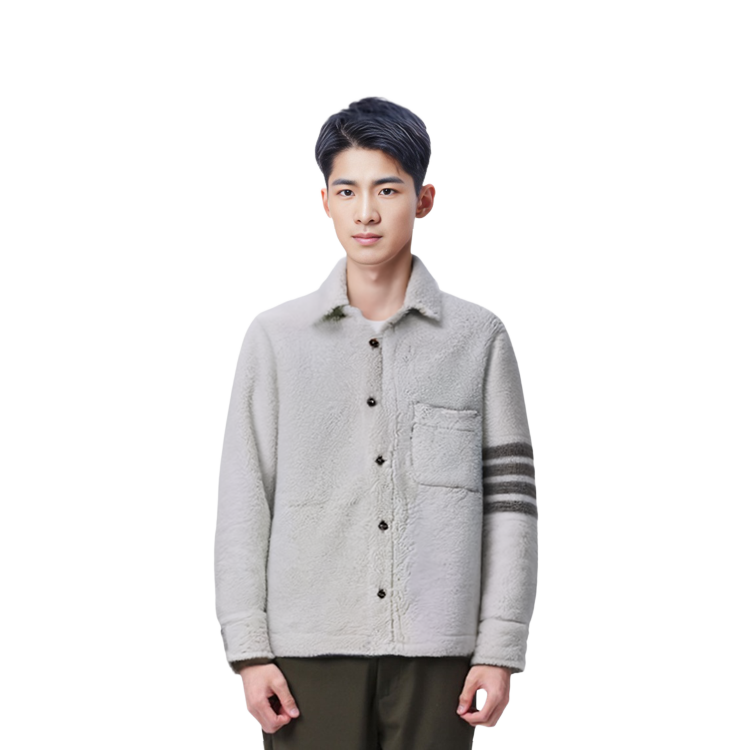 Details for 汤姆布朗 SS22 单排扣灰色条纹西装外套 MJO159X-02821-100