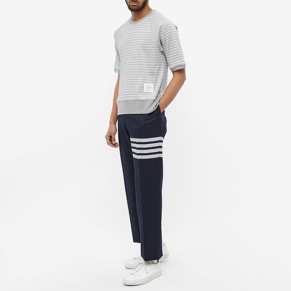 Thom Browne SS22  Striped Cotton Crewneck T-Shirt Gray Short Sleeve MJS175A-08073-055 圖 3