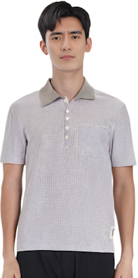 THOM BROWNE SS22 Polo Slim Fit de Punto Waffle. MJP147A-08136-055 Purchase THOM BROWNE SS22 Polo Slim Fit de Punto Waffle. MJP147A-08136-055