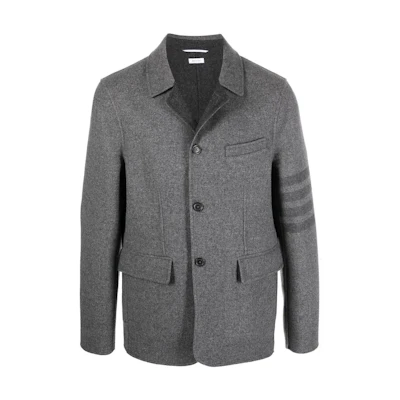 Thom Browne SS22 Button-Up Shirt Style Blazer Jacket MJU545-A0755-3035