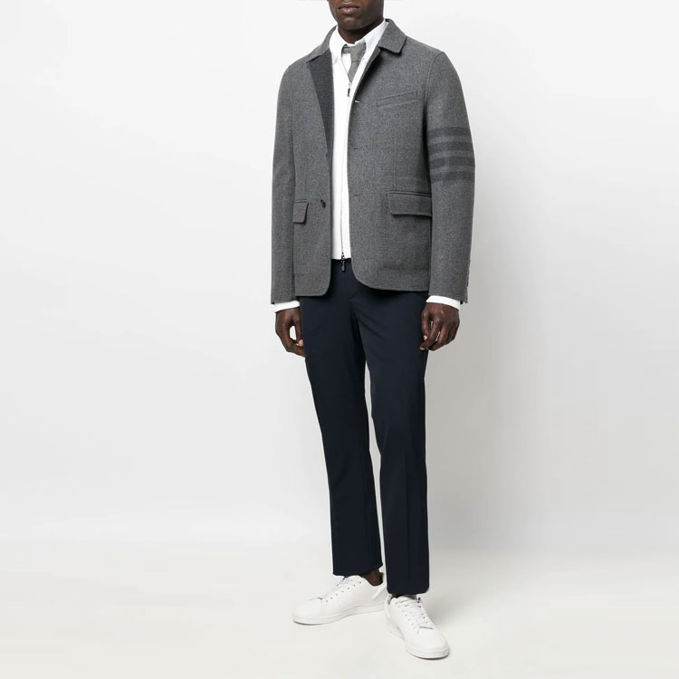 Thom Browne SS22 Button-Up Shirt Style Blazer Jacket MJU545-A0755-3035 圖 3