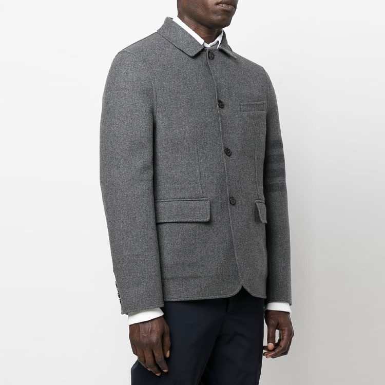 Thom Browne SS22 Button-Up Shirt Style Blazer Jacket MJU545-A0755-3035 圖 4