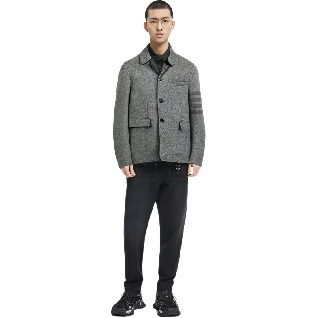 Thom Browne SS22 Button-Up Shirt Style Blazer Jacket MJU545-A0755-3035 圖 7