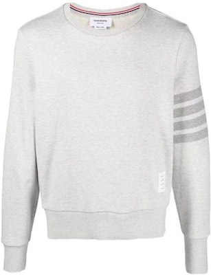 THOM BROWNE SS22 經典四杠針織毛衣 淺灰色 MJT248P-06910-065 Buy THOM BROWNE SS22 經典四杠針織毛衣 淺灰色 MJT248P-06910-065