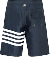 Lookbook THOM BROWNE SS22 Celana Pendek Navy Garis Klasik Santai Musim Panas. MTT029A-07538-415
