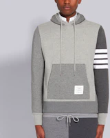Purchase THOM BROWNE SS22 男士撞色條紋連帽衫 灰色 MJT074F-00535-982