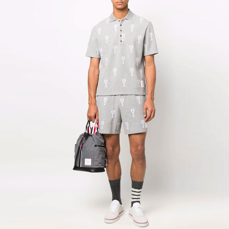 Thom Browne SS22 Lobster Print Embroidered Casual Shorts for Men. MJQ135-EE007-3055 圖 3