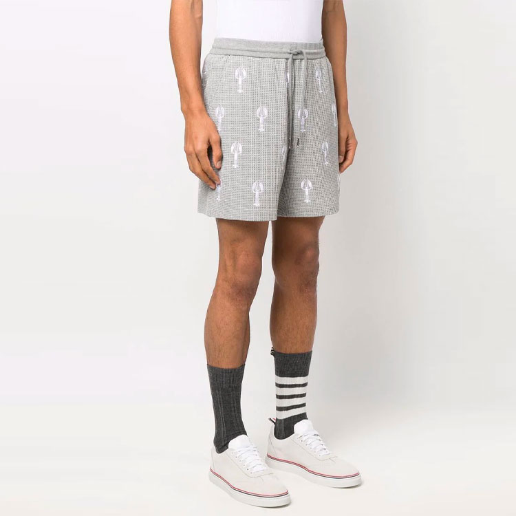 Thom Browne SS22 Lobster Print Embroidered Casual Shorts for Men. MJQ135-EE007-3055 圖 4