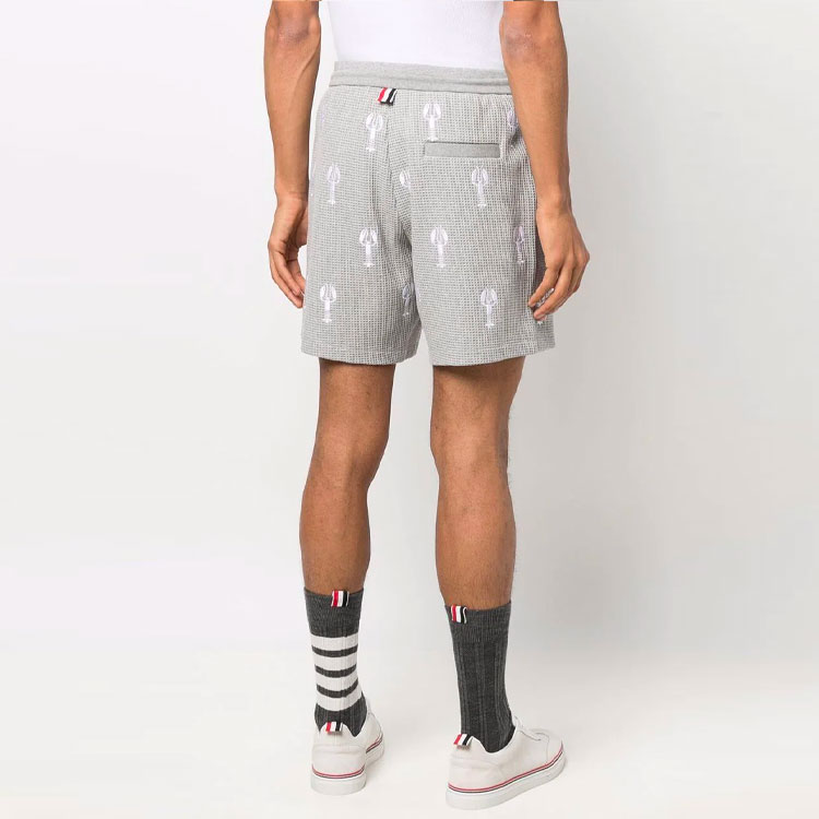 Thom Browne SS22 Lobster Print Embroidered Casual Shorts for Men. MJQ135-EE007-3055 圖 5
