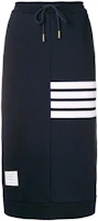 THOM BROWNE SS22 Navy 4-Bar Stripe Skirt Back to School Edition. FKJ008A-00535-415 THOM BROWNE SS22 Navy 4-Bar Stripe Skirt Back to School Edition. FKJ008A-00535-415