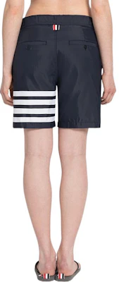 Thom Browne SS22 Navy Blue Colorblock Four-Bar Straight Shorts Mens. MTT027A-07538-415 Purchase Thom Browne SS22 Navy Blue Colorblock Four-Bar Straight Shorts Mens. MTT027A-07538-415