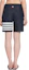 Purchase Thom Browne SS22 Navy Blue Colorblock Four-Bar Straight Shorts Mens. MTT027A-07538-415