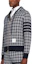 Purchase Thom Browne SS22 海軍藍格紋提花拉鍊外套運動衫 MJT307-A07993-415
