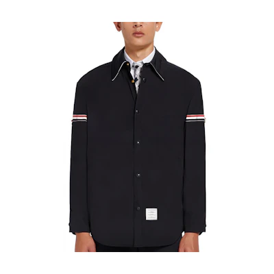 Thom Browne SS22 Navy Single-Breasted Long Sleeve Jacket MJO164A-07259-415