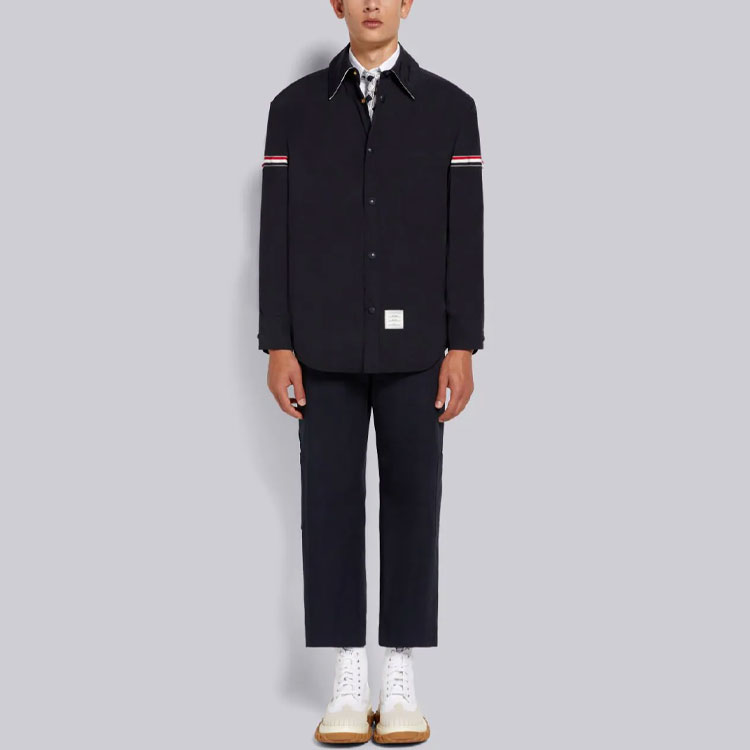 Thom Browne SS22 Navy Single-Breasted Long Sleeve Jacket MJO164A-07259-415 圖 4