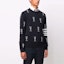 Shop THOM BROWNE SS22 Sweater Wool Jacquard Corak Biru Navy Lelaki MKA388A-Y1002-415