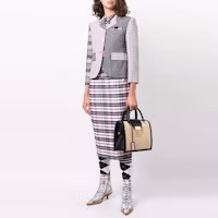 Lookbook THOM BROWNE SS22 格紋短袖Polo洋裝 多色 開學款式 FDSC77F-07856-960