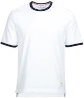 Order THOM BROWNE SS22 素色白色短袖圓領T恤 MJS083A-00042-100