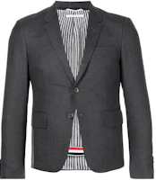 Order THOM BROWNE SS22 深灰色單排扣長袖西裝外套 MJC159A-00626-025