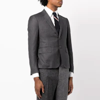 Purchase THOM BROWNE SS22 深灰色單排扣長袖西裝外套 MJC159A-00626-025