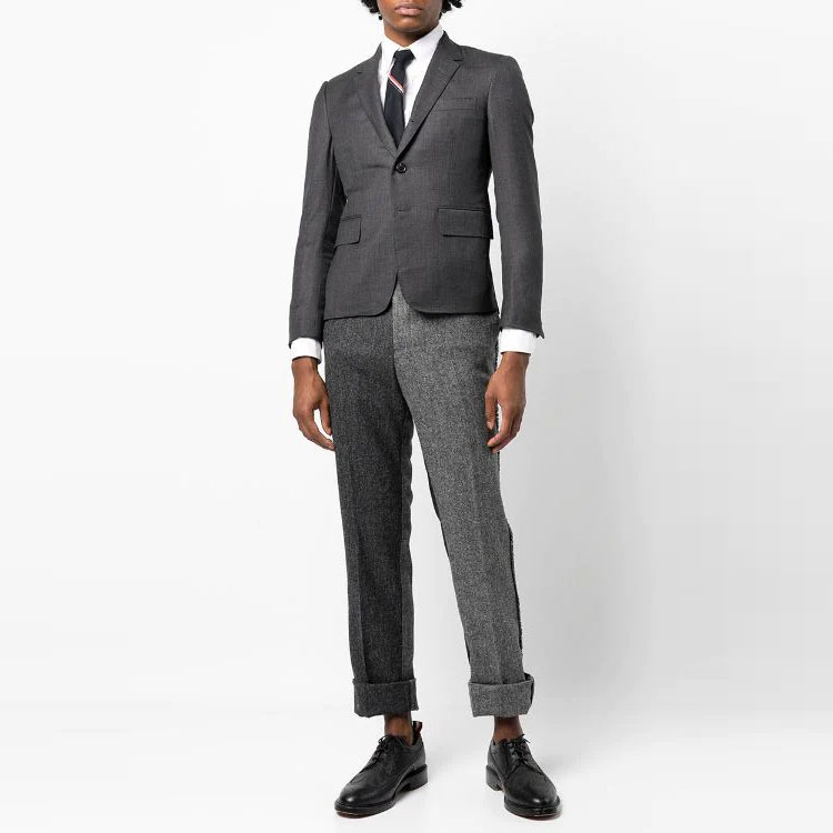 THOM BROWNE SS22 Solid Color Single-Breasted Long Sleeve Blazer  Dark Grey MJC159A-00626-025 圖 6