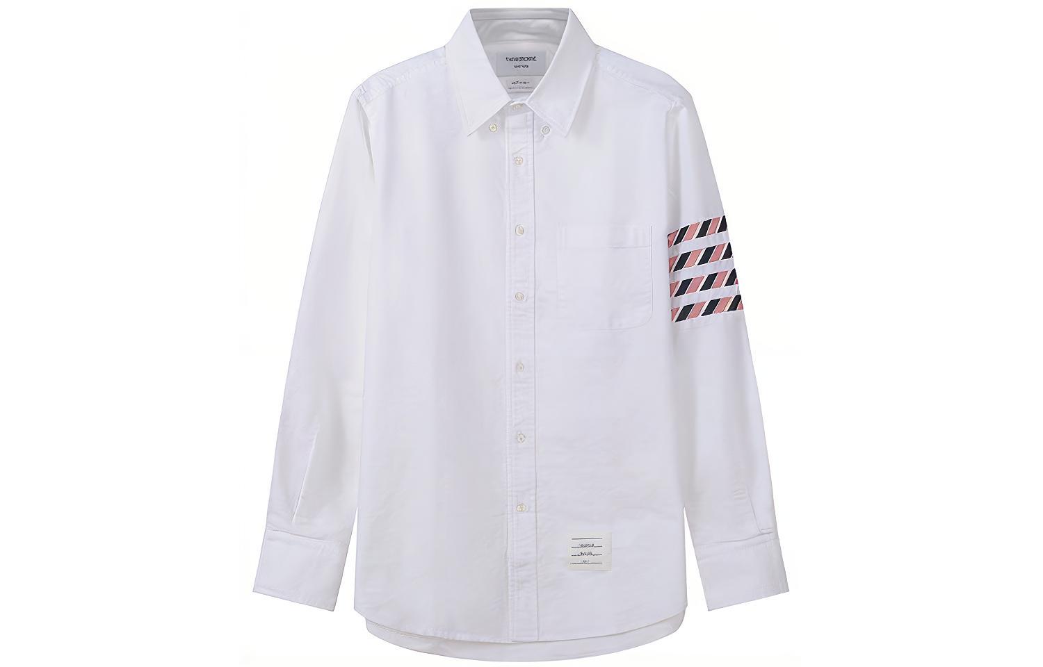 Thom Browne SS22 Striped Button-Up Long Sleeve Shirt White 秋季 MWL374D-06177-100 圖 2