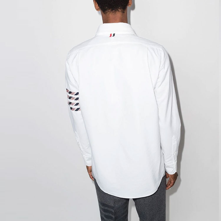 Thom Browne SS22 Striped Button-Up Long Sleeve Shirt White 秋季 MWL374D-06177-100 圖 5