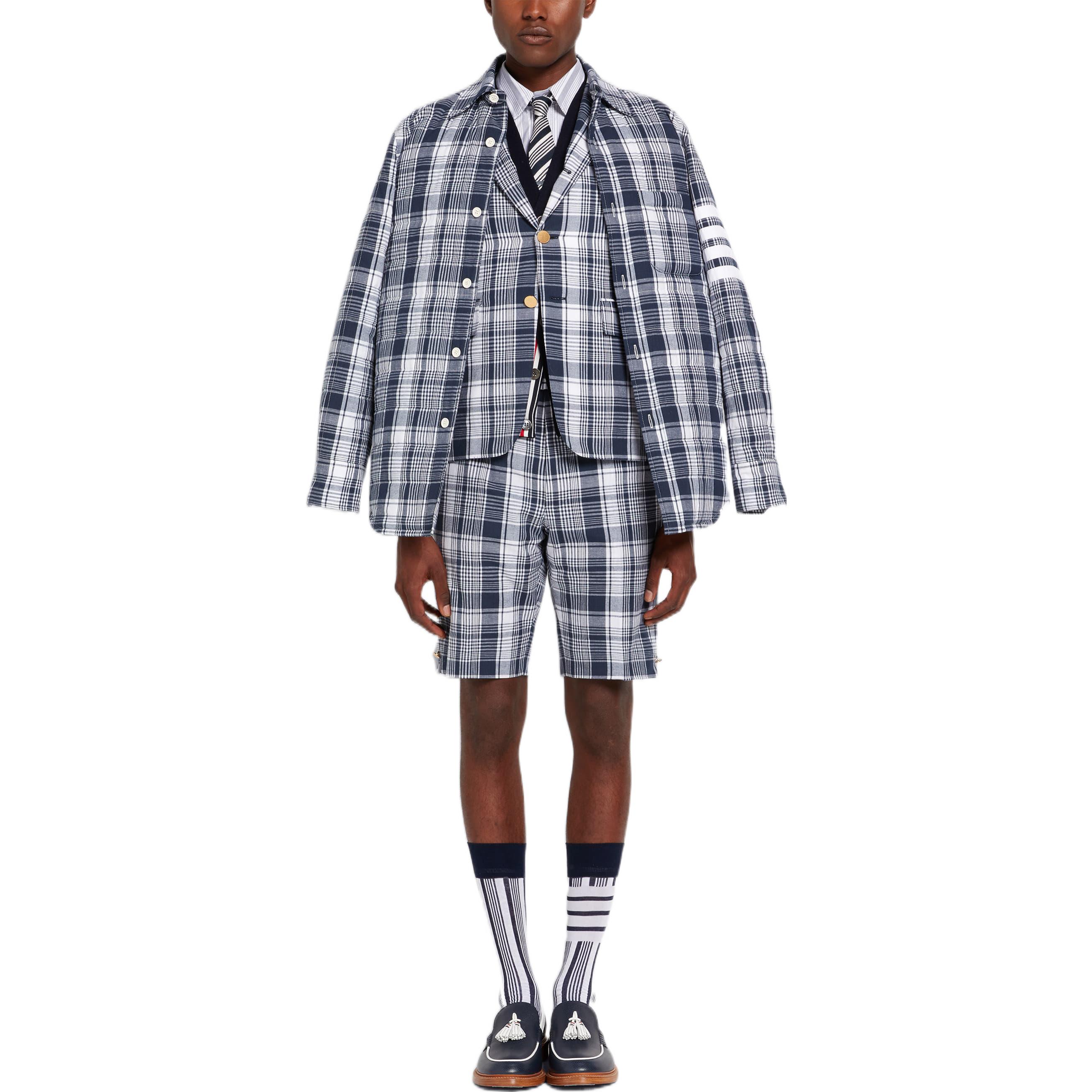 Thom Browne SS22 Striped Oxford Long Sleeve Shirt Navy Blue MWL317A-07854-415 圖 4