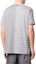 Shop Thom Browne SS22 Striped Panel Crewneck Short Sleeve T-Shirt Grey MJS180F-08070-035