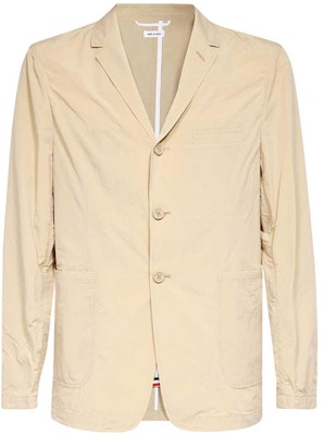 THOM BROWNE SS23 ベージュ ソリッド シングルブレスト 長袖ジャケット MJU548A-07126-250 Buy THOM BROWNE SS23 ベージュ ソリッド シングルブレスト 長袖ジャケット MJU548A-07126-250