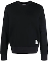 Order 톰 브라운 SS23 블랙 크루넥 캐주얼 스웻셔츠. MJT370A-J0063-415