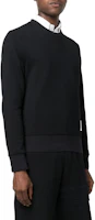 Purchase 톰 브라운 SS23 블랙 크루넥 캐주얼 스웻셔츠. MJT370A-J0063-415