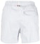 Lookbook THOM BROWNE SS23 Shorts Azul a Rayas con Cordón Recto Casuales de Verano. MTT026A-F0009-480
