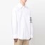 Purchase Thom Browne SS23 Kemeja Lengan Panjang Putih Four-Stripe Klasik MWL38-1A00245-415