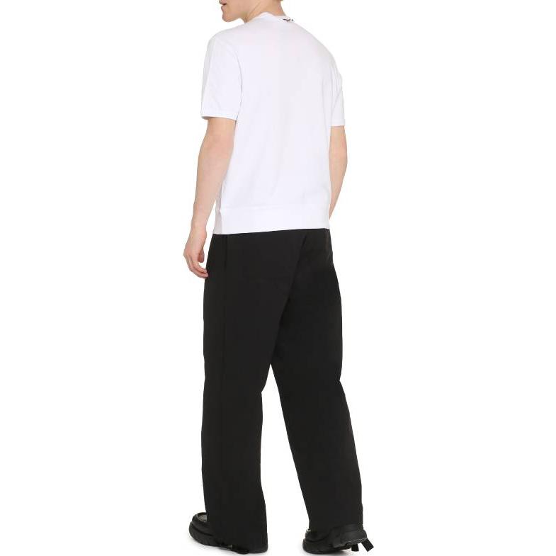 THOM BROWNE SS23  Floral Embroidered Crewneck White T-Shirt. MJS208E-J0055-100 圖 5