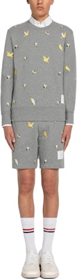 Sudadera Gris con Bordado de Pájaro THOM BROWNE SS23. MJT367E-06931-035 Shop Sudadera Gris con Bordado de Pájaro THOM BROWNE SS23. MJT367E-06931-035