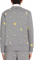 Purchase 톰브라운 SS23 그레이 새 자수 크루넥 스웨트셔츠. MJT367E-06931-035