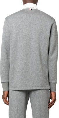 THOM BROWNE SS23 Baju Polo Lengan Panjang Kelabu. MJP174A-J0059-035 Shop THOM BROWNE SS23 Baju Polo Lengan Panjang Kelabu. MJP174A-J0059-035