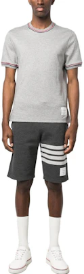 Thom Browne SS23 灰色純色圓領短袖T恤 MJS231A-J0055-055 Lookbook Thom Browne SS23 灰色純色圓領短袖T恤 MJS231A-J0055-055