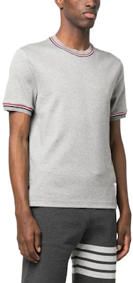 Thom Browne SS23 灰色純色圓領短袖T恤 MJS231A-J0055-055 Purchase Thom Browne SS23 灰色純色圓領短袖T恤 MJS231A-J0055-055