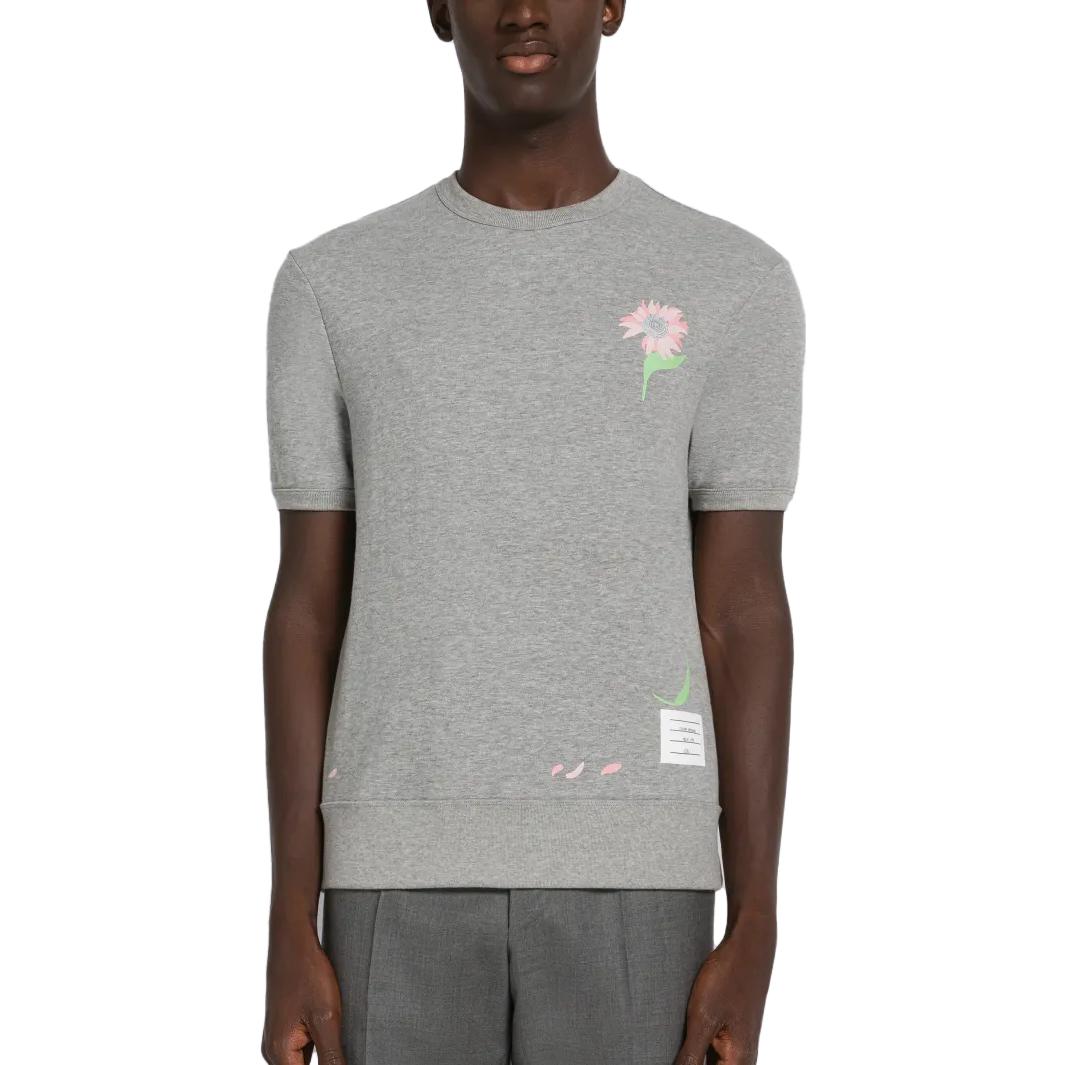 THOM BROWNE SS23  Knitted Petal Print Crewneck T-Shirt MJS209A-J0055-055 圖 3
