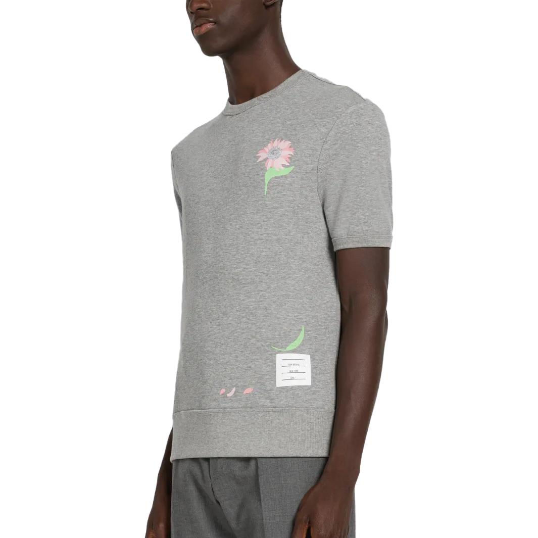 THOM BROWNE SS23  Knitted Petal Print Crewneck T-Shirt MJS209A-J0055-055 圖 5