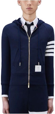 THOM BROWNE SS23 Navy Blue Casual Striped Zip Jacket. MJT022H00535461CO Buy THOM BROWNE SS23 Navy Blue Casual Striped Zip Jacket. MJT022H00535461CO