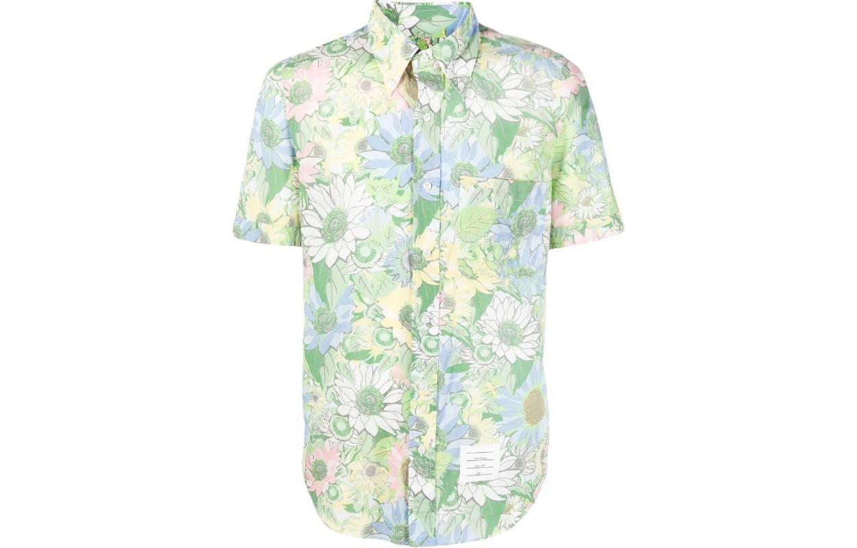 THOM BROWNE SS23  Printed Short Sleeve Shirt MWS239A-F0224-330 圖 2